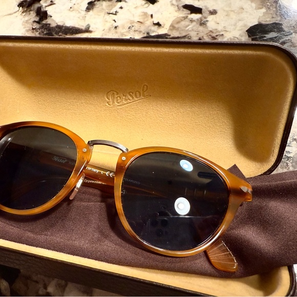 Person PO3108S Typewriter Ed Polarized Sunglasses $600 Made in Italy - Picture 9 of 9